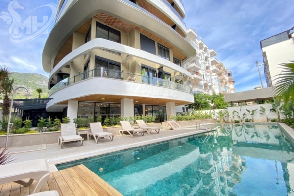 Elegant Design Combined with Investment Potential, Centrally Located Apartment For Sale in Alanya