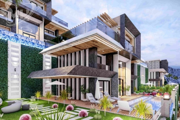 Luxury Villa Project in the Magnificent TEPE Neighborhood of Alanya